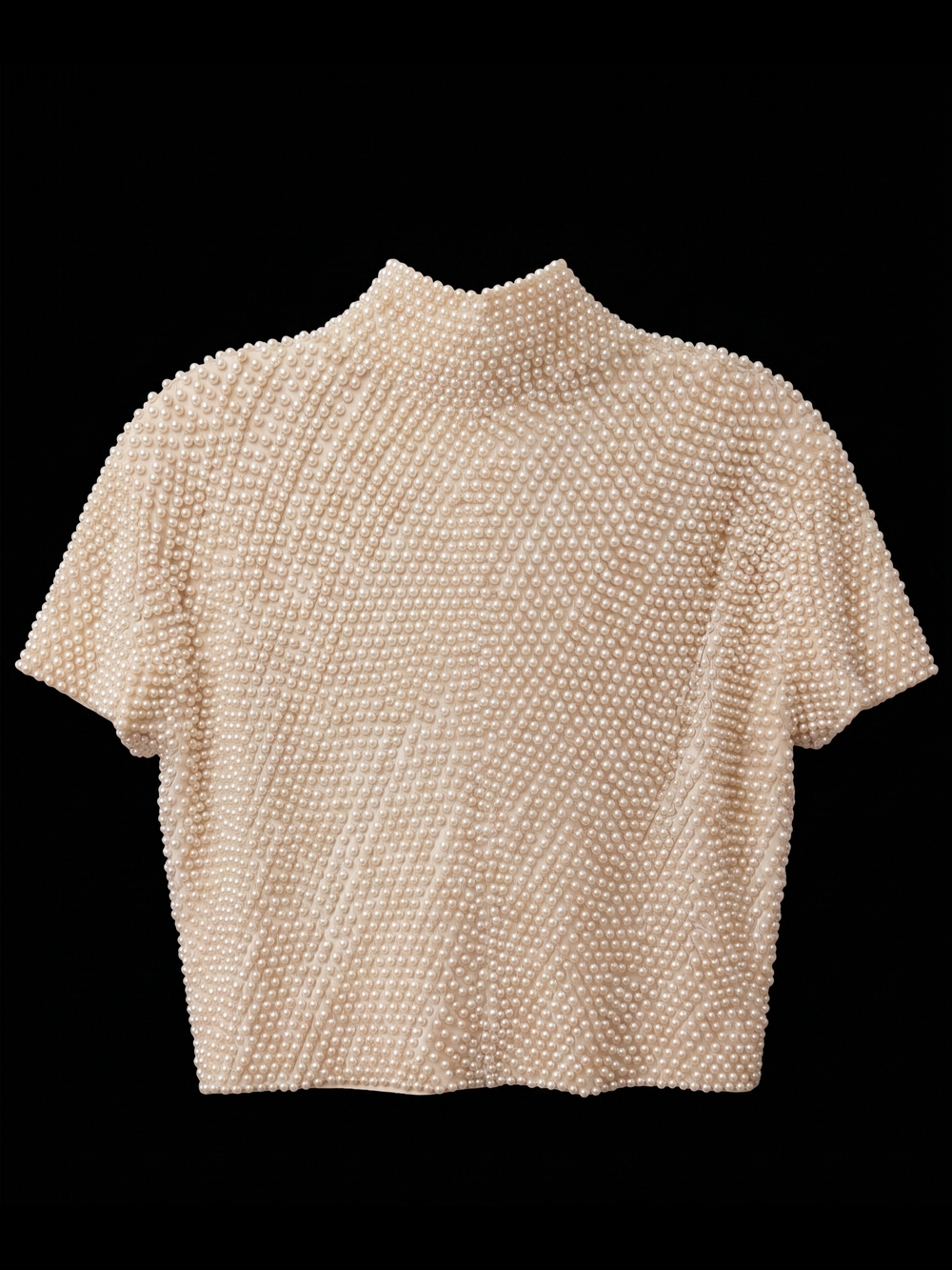 "1980s Bridal or Evening Crop Top"
